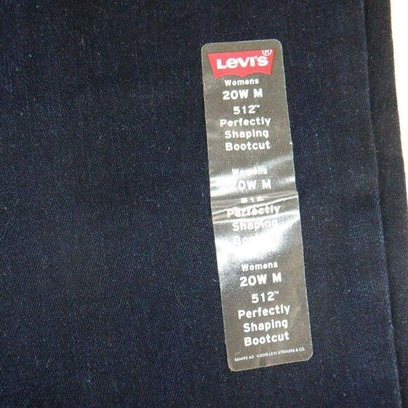 Levis 512 Perfectly Shaping Bootcut blue jeans NWT - Picture 6 of 7